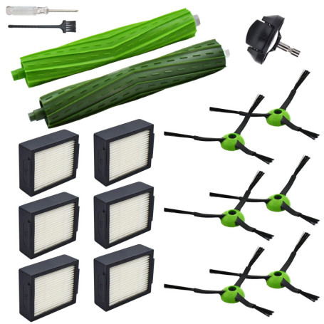 Pièces de Rechange Compatibles avec i-Robot Roomba J7 J7+ J5 J5+ J6 J6+ J8 J8+ J9 J9+ Série i e j – Kit Accessoires avec Roue Av