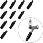 Namvo Black Beer Lot de 10 bouchons de robinet en caoutchouc pour robinet de fût Kegerator