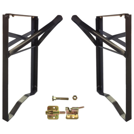 Vigormat Pieds de Rechange pour Banc de Service à bière en métal - Ensemble de 2 pièces