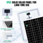 ECO-WORTHY Kit Panneau Solaire 25W 12V MONO : 25W Panneau Solaire + Support de Montage + Câble de connexion SAE + Contrôleur de 
