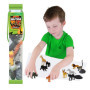 Cubitube - Animaux Sauvages de Deluxebase. 11 pièces de Petites Figurines d'animaux de Safari. Tube de Rangement en Plastique ré