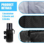 Vegena Lot de 3 Porte Bouteille Velo, Porte Gourde Velo sans Vis, Porte Gourde VTT, Porte Bidon avec Poche en Filet et Fermeture