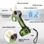 WORKPRO Sécateur Électrique Sans Fil Brushless 12 V, Secateur Electrique avec Écran, Professionnel Sécateur avec 2 Batteries de 