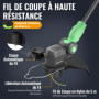 WORKPROX Coupe Bordures sans Fil 20V avec Batterie 4,0Ah, Tête Pivotante à 90°, Tondeuse Coupe-Bordures 2-en-1 Outil de Jardin, 