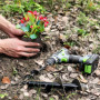 WORKPRO Mèche Jardin Tarière Ø 80 et Ø 40 mm 2 Pièces, Forets de Jardin en Spirale, Outil de Plantation Pratique pour Faire Rapi