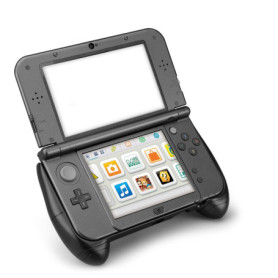 TNP Coque de Protection Ergonomique et Confortable avec poignée antidérapante et béquille pour Nintendo 3DS XL LL 2015