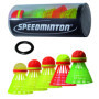 Speedminton Lot de 5 Tubes Speeder Mix-avec 5 Oiseaux différents pour Badminton/crossminton pour Jeux de Plein air Unisexe