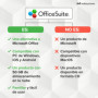 OfficeSuite Family – 6 Utilisateurs – Documents, Sheets, Slides, PDF, Mail & Calendar pour 1 PC Windows et 2 appareils mobiles p