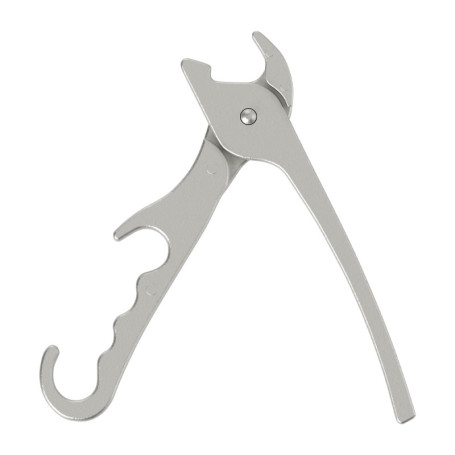 Chef Pomodoro | Pince de Plaque Pizza, Pince à Four Anti-brûlure en Fonte d'Aluminium Robuste 20,3 cm - Pince de Cuisine pour Pl