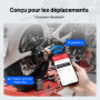 TOPDON TOPSCAN MOTO Outil de diagnostic OBD2 pour moto – Outil de diagnostic Bluetooth sans fil pour BMW, Ducati, Harley-Davidso