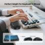 AboveTEK Repose-poignet Clavier Ergonomique – Soulage la Douleur au Poignet, Mousse à Mémoire, Angle & Longueur Réglables, Desig