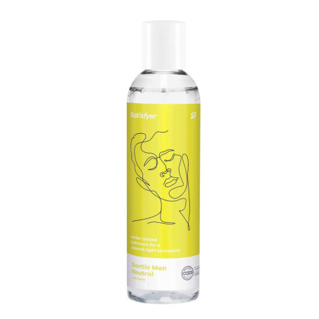 Satisfyer Men lubrifiant, Lubrifiant à base aqueuse, Fiable avec les préservatifs, neutre, 300 ml