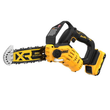 Dewalt DCCS623L1 20V MAX Brushless Lithium-Ion 8 po Kit de tronçonneuse d'élagage sans fil (3 Ah)