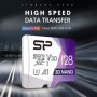 SP Silicon Power Carte mémoire microSDXC UHS-3 128 Go FBE-SU128GBSTXDU3V20EU
