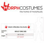 Morph Premium - Déguisement Gonflable Alien Adulte, Alien Costume Gonflable, Déguisement Gonflable Adulte, Deguisement Gonflable