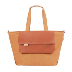 BABYMOOV Sac (à langer) Tote Bag, Sac Cabas Grand Format 40L, Multiusages, Nombreuses Poches, Matelas à Langer, Attaches Pousset