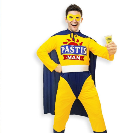STC Déguisement costume pastis man - taille unique adulte