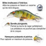 Leurre Jerkbait 7cm 11g – Pêche Carnassier Eau Douce – Flottant & Réaliste – Idéal Brochet, Perche, Sandre – Longue Portée & Nag