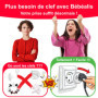 [Pack x10] Cache Prise Bebe Français [ sans Clef Ni Adhésif] - INVENTÉ ET FABRIQUÉ en France - Guide Sécurité Bébé - Protection 