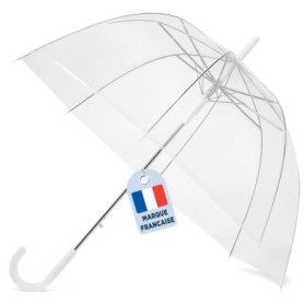 O³ Parapluie Transparent Cloche-Parapluie Resistant au Vent-Grand Paraluie Idéal pour de Jolies Photos de Mariage-Léger et Facil