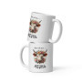 L'Esprit Des Anges Tasse Mug Vache Cadeau Humour Original - Ceci est mon Meuhg - Amusant Rigolo Drole Collègue Ami