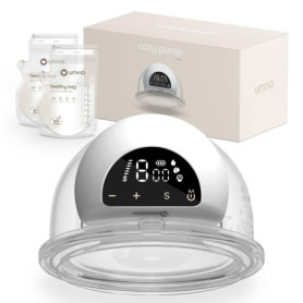 Tire lait electrique main libre Cozy pump – Le plus Efficace des tire-laits portable, kit allaitement nomade avec accessoires et