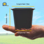 Verdonia 70 Godets Plastique 8cm pour Semis, Repiquage, Bouturage Réutilisables et Résistants - Pots Pratiques avec Trous de Dra