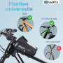 GADISTA France, Sacoche Velo Cadre Etanche pour Telephone Tactile 6.8" VTT, Cadeau Homme Noel, Accessoire Velo Indispensable