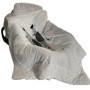 Sourire d'eveil couverture cosy bébé enveloppante nid d'ange 90x120 multifonction toutes saisons pour sièges auto avec capuche f