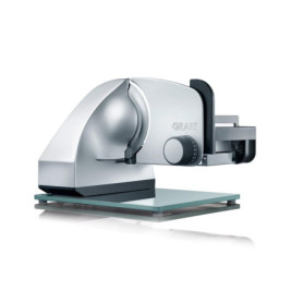 GRAEF Master M90 - Trancheuse universelle électrique, Made in Germany, épaisseur de coupe 0-20 mm, tout métal, Trancheuse