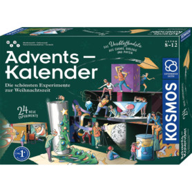 KOSMOS 661083 Calendrier de l'Avent 2024, expériences Les Plus Belles expériences de Noël, en 5 Minutes, pour Enfants à partir d
