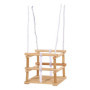 Eichhorn - Balançoire Bébé en Bois - 30x30cm - Hauteur Réglable - Intérieur/Extérieur - Dès 1 an - 100004402