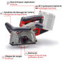 Einhell Professional Rainureuse sans fil TP-MA 36/30 Li BL-Solo Power X-Change (36 V, largeur et profondeur de coupe jusqu’à 30 
