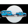 Playmobil - 9502 - Fun Park Pick up et Caravane