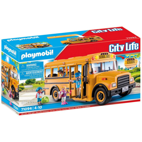 Playmobil 71094 Bus Scolaire- City Life - L'école - véhicule Enfants