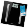 medisana BS A45 Pèse Personne Impédancemètre jusqu'à 180 kg, Balance Connectée, Bluetooth, BMI/Muscle/Graisse Corporelle/Masse O