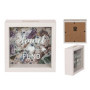 Out of the blue 144319 Tirelire en bois Travel Fund, Blanc, 15 x 15 cm