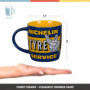 Nostalgic-Art Tasse à café, 330 ml, Michelin – Tyre Service – Idée de cadeau pour fans de moteur, mug en céramique, design vinta