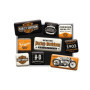 Nostalgic-Art Aimants pour frigo rétro, 9 pièces, Harley-Davidson – Genuine Motorcycles Milwaukee – Idée de Cadeau pour Motards,