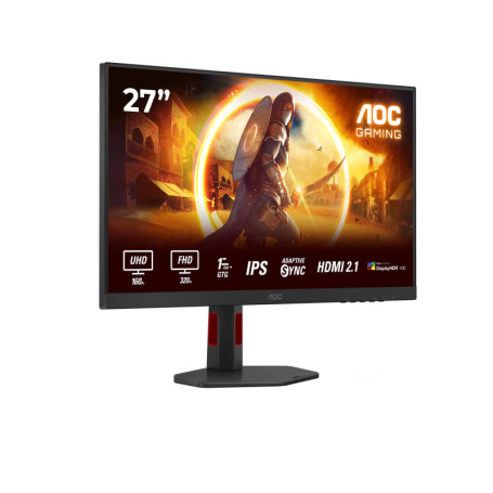 AOC Gaming U27G4R - Moniteur Ultra HD 27 Pouces, 160 Hz, 1 ms, comp. G-Sync, HDR400 (3840x2160, 2X HDMI 2.1, 1x DisplayPort 1.4,