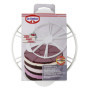 Dr. Oetker Séparateur à gâteau Ø 18 cm, ustensile de cuisine pour couper 6 à 8 morceaux de gâteau identiques, accessoires de pât
