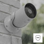 Hama Caméra de Surveillance WiFi Exterieur (Caméra Connectée, IP65, Full HD 1080p, sans Hub, Stockage MircoSD/SDHC, Détect. Mouv