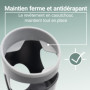 Zamboo Porte Gobelet Poussette Universel, Fixation Antidérapante Caoutchouté, Support Biberon et Bouteille, Accessoire Bebe Land