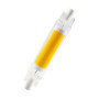 OSRAM Lampe LED multicolore fine LED Slim Line avec culot R7s Retrofit, 4,5 W / 470 lm, lumière blanche chaude claire de 2700 K,
