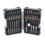 Bosch Accessoires 0615997658 Lot de 43 embouts cruciformes Phillips, cruciformes Pozidriv, fente, profil en T avec embout