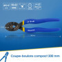 S&R Mini Coupe-Boulons Coupe cables Coupe fils. Pince Coupante HRC58-62 Pour boulons, fils, vises de Ø 3,6 mm.