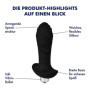 EIS, vibromasseur, vibromasseur anal, plug anal en silicone, 10,1 cm, étanche