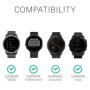 kwmobile 10x Capuchon Protection Compatible avec Garmin Venu/Forerunner/Vivomove/Fenix - Set Bouchons de Protection en Silicone 