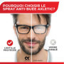 Axletic® 2-en-1 Spray Anti Buée Lunettes & Nettoyant Lunettes - 100ml - Anti Fog Spray - Fabriqué en Allemagne
