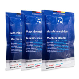 DL-pro 3x Nettoyant machine pour lave-vaisselle Nettoyeur compatible avec Bosch Siemens Neff Serie 2 Serie 4 Serie 6 Serie 8 003